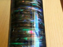 OUT OF STOCK                 drum wrap Blue Oyster / psyché ripple