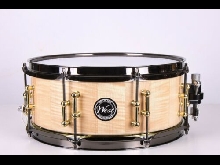 Caisse claire West Custom Drums : 13' x 5,5' Érable en Douves