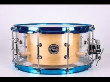 Caisse claire West Custom Drums : 14' x 7' Acrylique/Érable