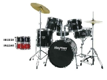 HAYMAN HM-325-BK - Batterie acoustique hayman pro serie 5 pièces jazz drum