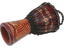 Djembé Tanga Slammer Rouge 12''