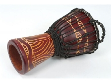Djembé Tanga Slammer Rouge 14''