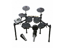Carlsbro CSD401 - Batterie électronique mesh 8 pièces avec 5 fûts et 3 cymbales